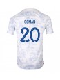 Billige Frankrike Kingsley Coman #20 Bortedrakt VM 2022 Kortermet